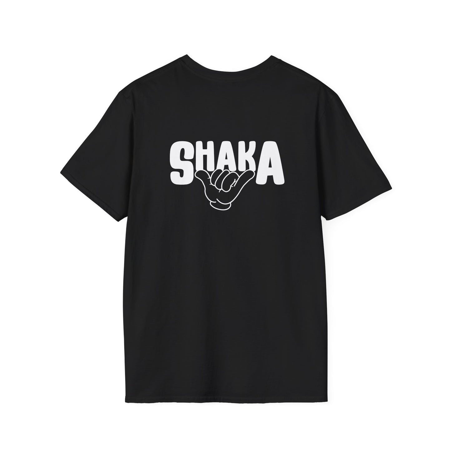 Camiseta negra con cadena de islas