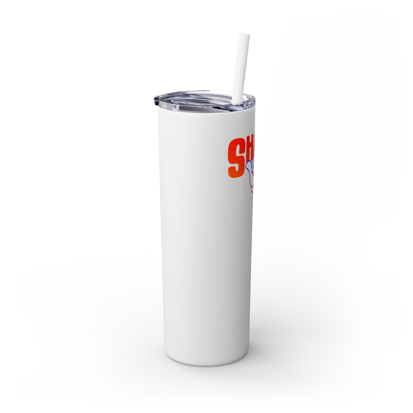 Skinny Tumbler with Straw, 20oz