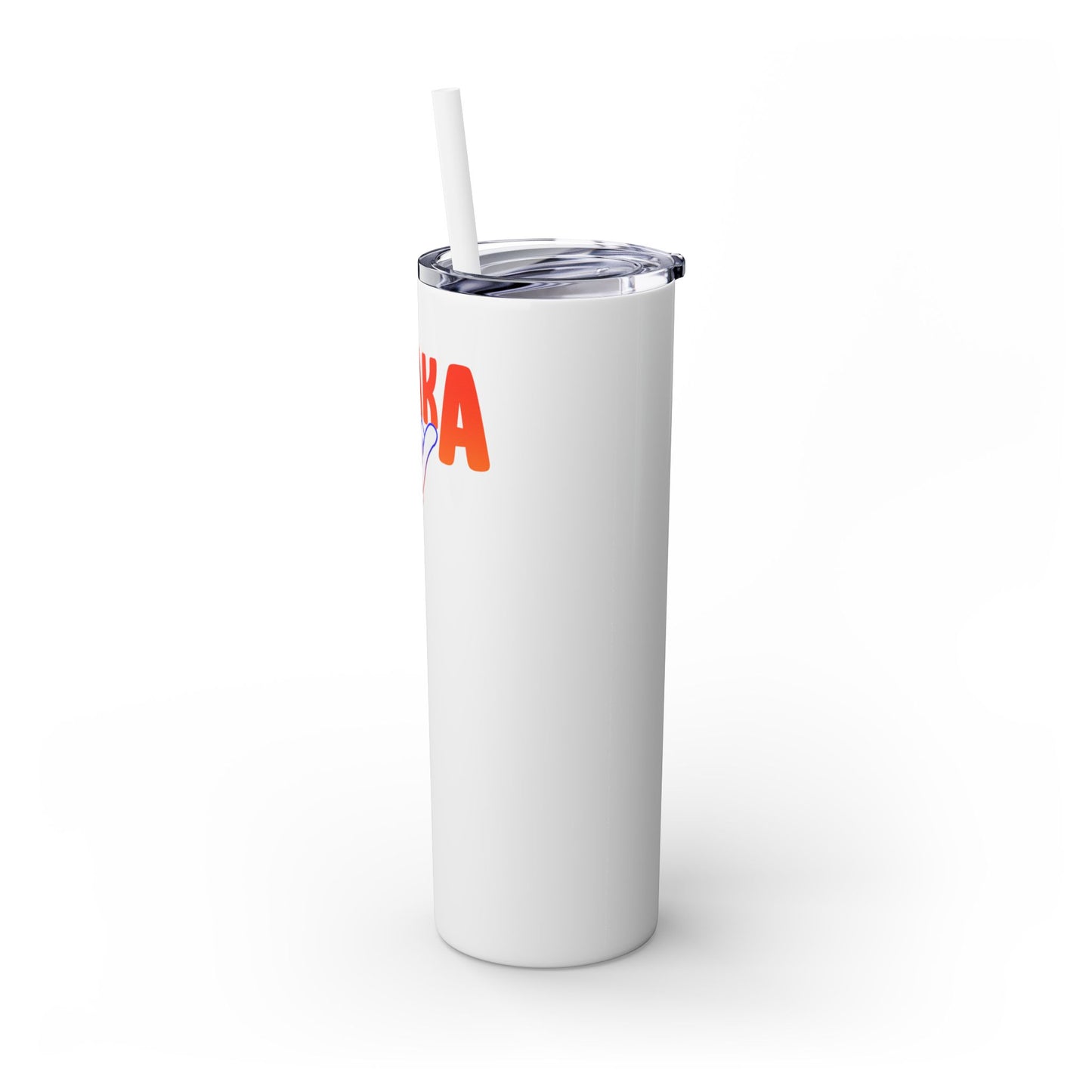 Skinny Tumbler with Straw, 20oz